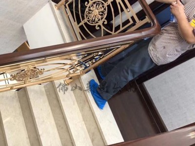 铜雕花楼梯扶手图3