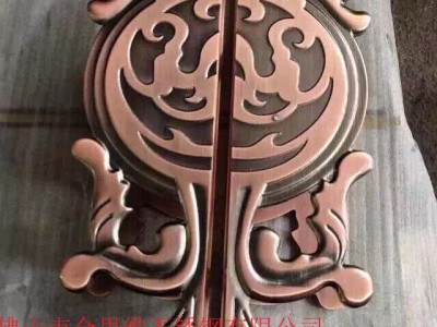 不锈钢方形拉手厂家玻璃门不锈钢激光门花定制图3