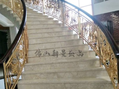 别墅铜艺楼梯扶手图3