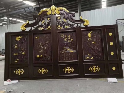 欧式庭院铝艺大门图2