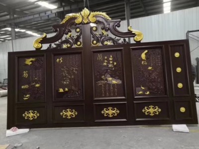 铸铝庭院门厂家图2
