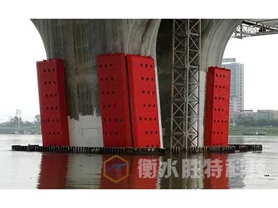 河北胜特科技热销固定式钢覆式复合材料防撞墩图1