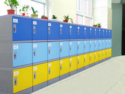 厂家专业生产 ABS塑料书包柜中小学学生书包柜