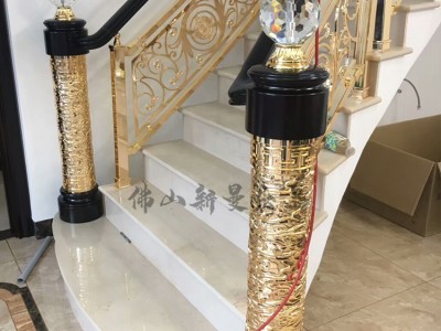 别墅铜艺雕花楼梯扶手图1
