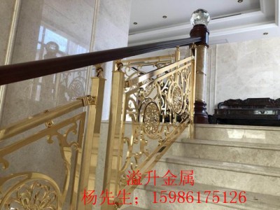 铜雕刻别墅楼梯扶手别墅欧式基础扶手搭配图1