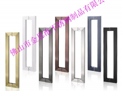 豪华不锈钢防盗门门花定制水晶烤漆不锈钢拉手定制图2
