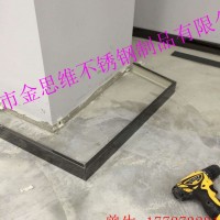 香槟金不锈钢装饰踢脚线条 酒吧不锈钢装饰踢脚压边线条
