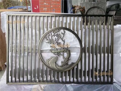 工程装饰不锈钢焊接屏风各种表面工艺颜色处理_上千定制案例图3