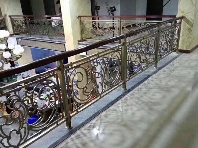 组装铜雕花楼梯图2