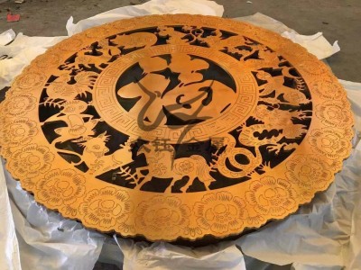铝板雕刻屏风 精美铝雕刻屏风造型细腻的手感图2