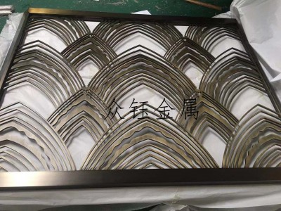 铝板雕刻屏风 精美铝雕刻屏风造型细腻的手感图3