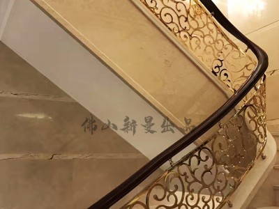 红古铜艺楼梯栏杆图3