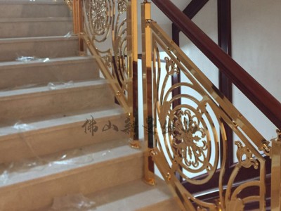 K金青古铜艺楼梯栏杆图3