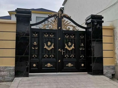 铝艺大门铝艺护栏阳台栏杆图2