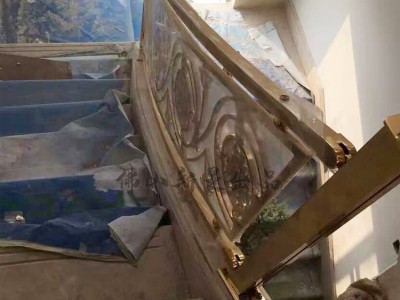 铜浮雕楼梯扶手图1