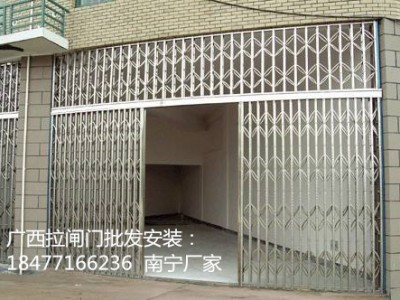 南宁不锈钢拉闸门厂家，广西304拉闸门批发95元起，质量保证