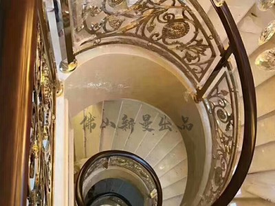 不锈钢浮雕楼梯扶栏图2