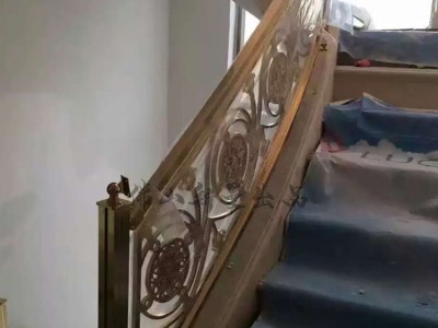 不锈钢浮雕楼梯扶栏图3