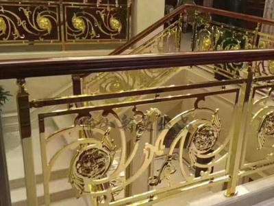 金属浮雕楼梯扶手图1