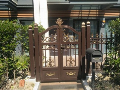 上海花园铝艺大门图1