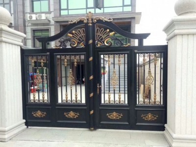 淄博铁艺护栏 淄博PVC护栏 淄博铁艺大门 淄博铝合金护栏图2